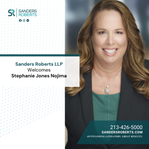 Sanders Roberts LLP Welcomes Stephanie Jones Nojima to the Firm