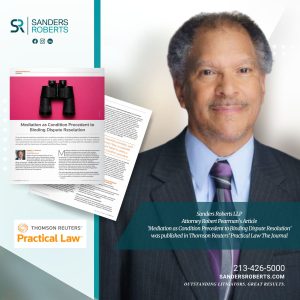 Sanders Roberts LLP Attorney Robert Pearman Published in Practical Law The Journal