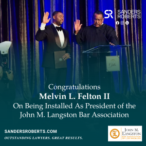 Melvin L. Felton II Installed as President of the John M. Langston Bar Association